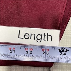 Banana Republic Olivia Palermo Skirt NWT Asymmetrical Burgundy Red Bias Cut 6